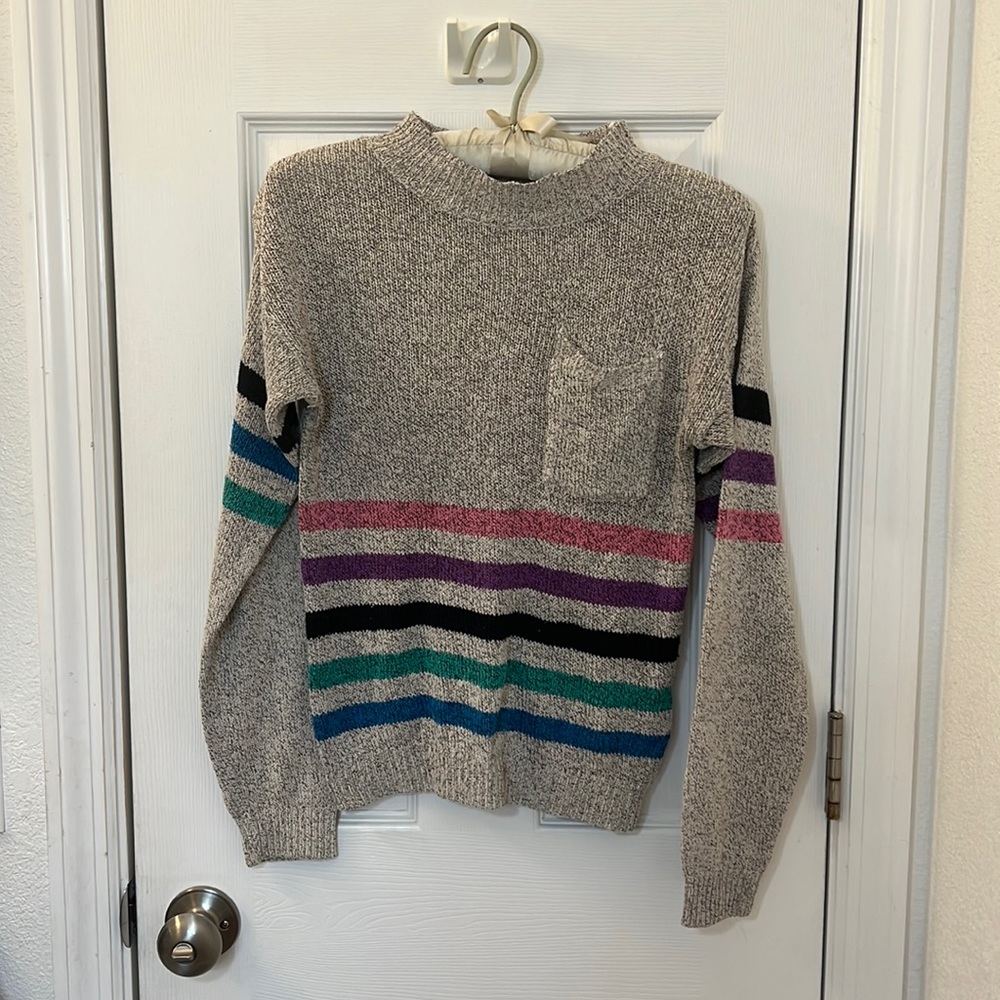 Vintage Bramble Lane Silk Long Sleeve Sweater